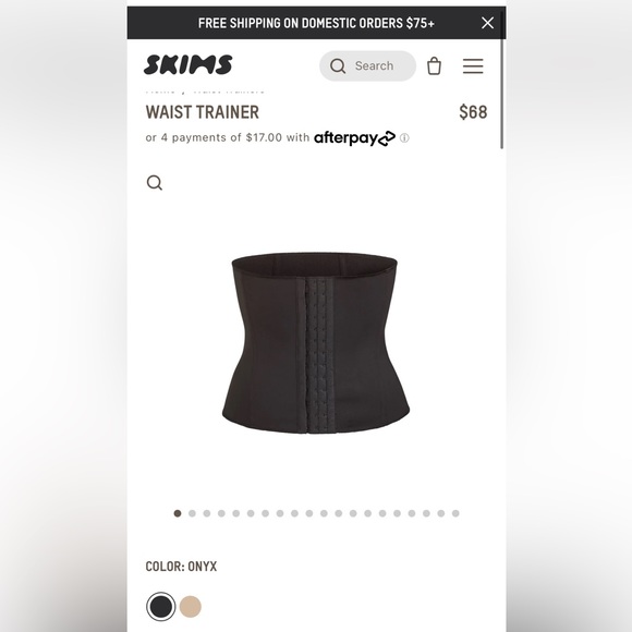 Brand new skims WAIST TRAINER | ONYX never been worn new. - Picture 1 of 1